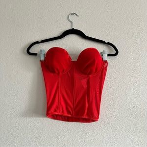 🪩 Nasty Gal | Red Corset Top 🪩